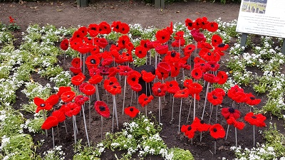 Knitted Poppies