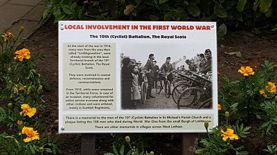 Local involvement in the First World War